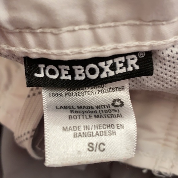 Joe Boxer gray white lined swim trunks S - Picture 4 of 8